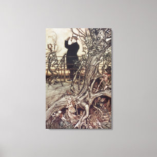 The Kensington Gardens are in London Canvas Print