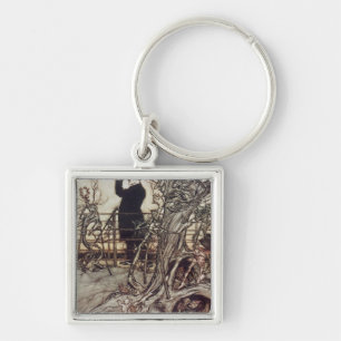The Kensington Gardens are in London Keychain