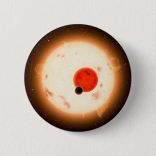The Kepler-16 System. 2 Inch Round Button