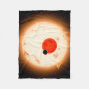 The Kepler-16 System. Fleece Blanket