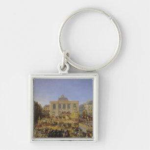 The Kermesse at Saint-Omer in 1846 Keychain