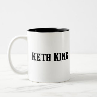 The Keto King Two-Tone Coffee Mug