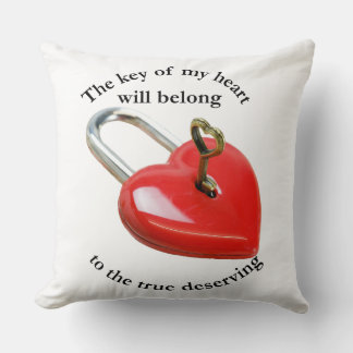The Key to Merit Throw Pillow