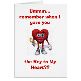 Inspirational 100 Key To My Heart Anniversary Card