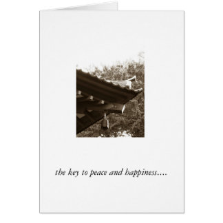 the key to peace and happiness...