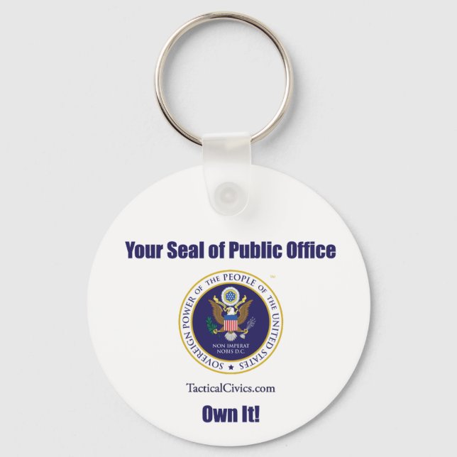 "The Key" to Restoring Our Republic Keychain (Front)
