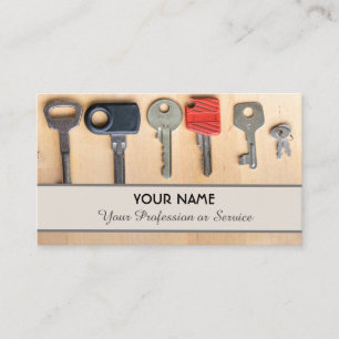 The key to your success - business card