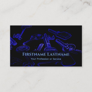 The key to your success in keys locks and support business card