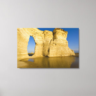 The Keyhole of the Monument Rocks aka Chalk Canvas Print