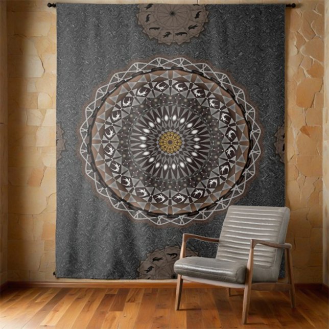 The khaki crocodylus porosus wall tapestry (Creator Uploaded)