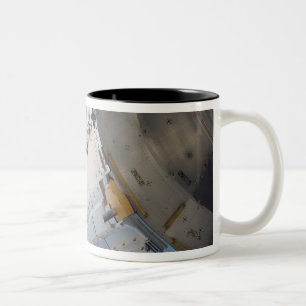 The Kibo Japanese Pressurized Module Two-Tone Coffee Mug