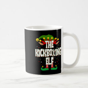 The Kickboxing Elf Christmas Coffee Mug