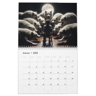 The Kid & Wolves : un calendrier artistique imagin