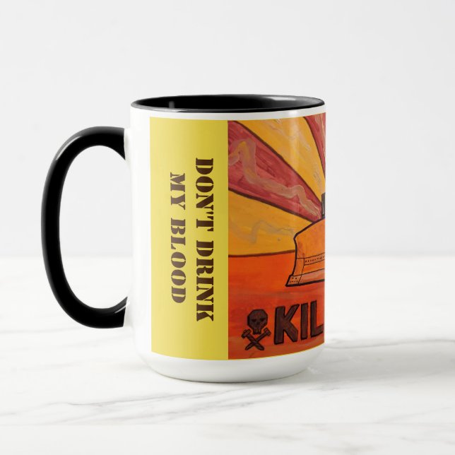 The KILLDOZER mug (Left)
