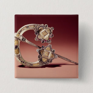 The Kilmainham Brooch, from Kilmainham 2 Inch Square Button
