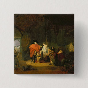 The Kindness of Louis XVI 2 Inch Square Button