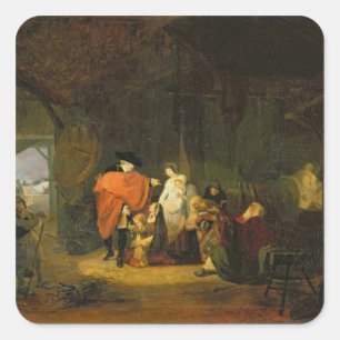 The Kindness of Louis XVI Square Sticker