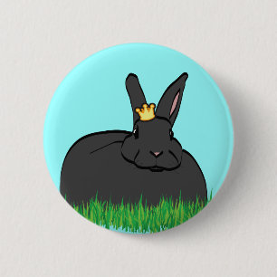 THE KING 2 INCH ROUND BUTTON