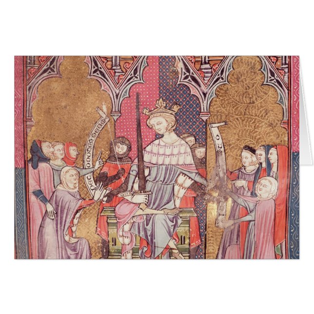 The King Administering Justice (Front Horizontal)