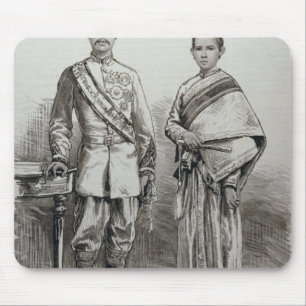 The King and Queen of Siam Mouse Pad
