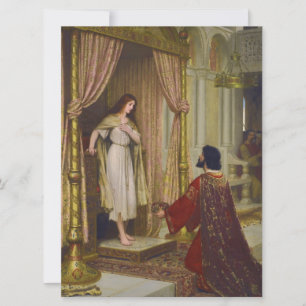The King and the Beggar Girl Card