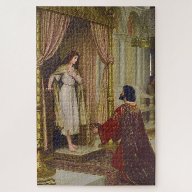 The King and the Beggar Girl Jigsaw Puzzle (Vertical)