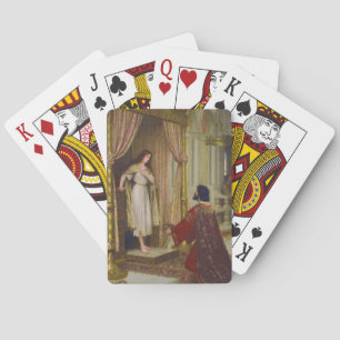 The King and the Beggar Girl Playing Cards