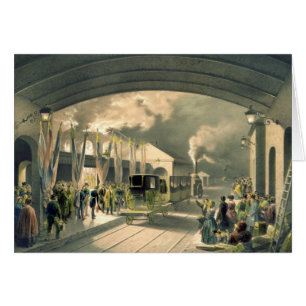 The King at New Cross Station (litho)