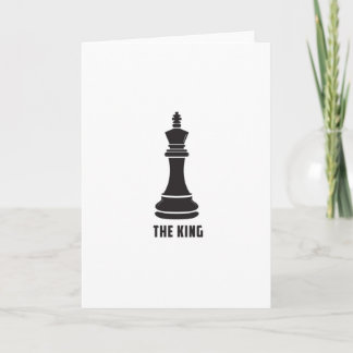 The King- Chess Lover Card