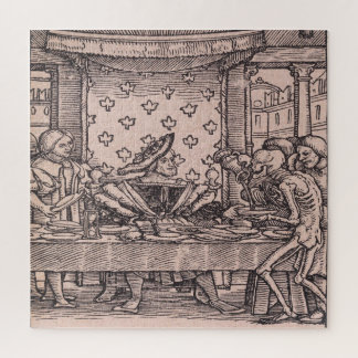 The King, from The Dance of Death Jigsaw Puzzle