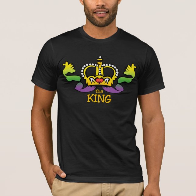 The King gets the BIG beads T-Shirt (Front)