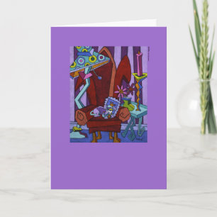 The King Greeting Card