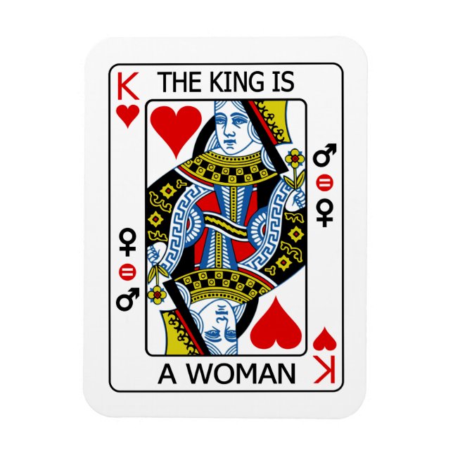 The King is a Woman Magnet (Vertical)