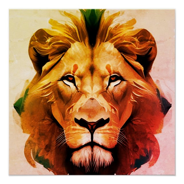 The "King of Beast"  Poster (Front)