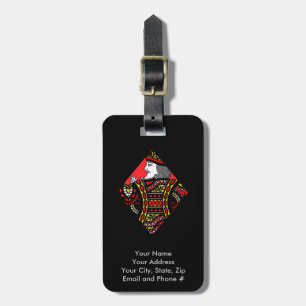 The King of Diamonds Luggage Tag