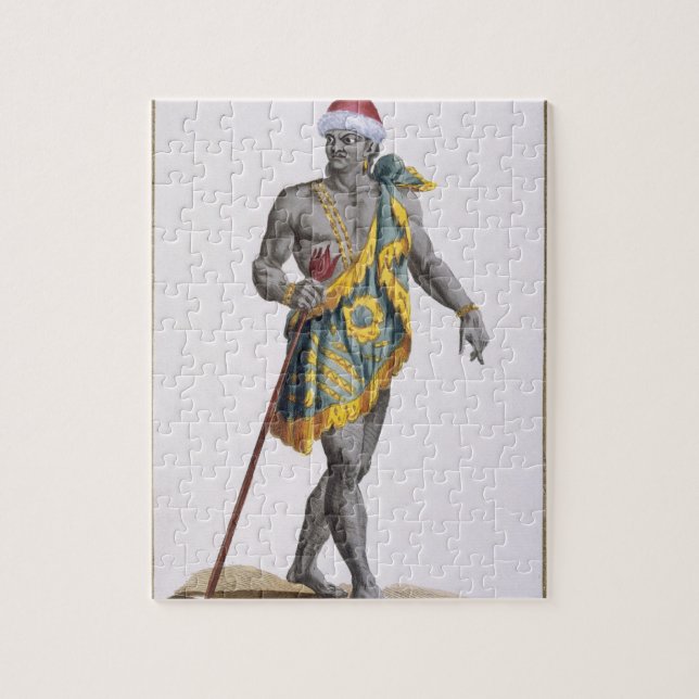 The King of Florida, 1780 (coloured engraving) Jigsaw Puzzle (Vertical)