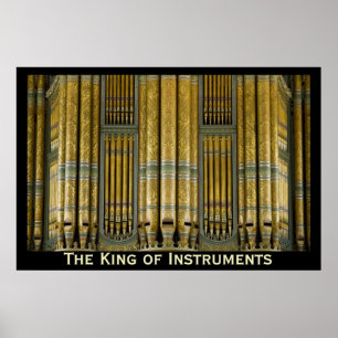 The King of Instruments affiche d'orgue - Birmingh