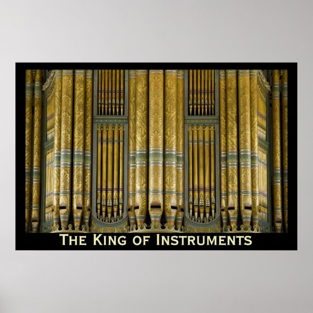 The King of Instruments affiche d'orgue - Birmingh (Devant)