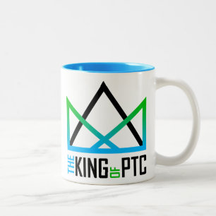 "The KING of PTC" Two-Tone Mug