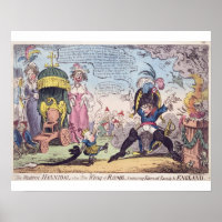 The King of Rome, 1814 - cartoon showing Napoleon