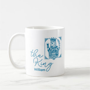 The king Playing card Crown Mug Gift husband poker