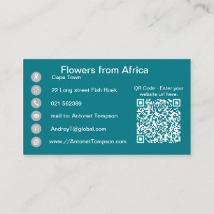 The King Protea Business Card