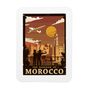 The Kingdom of Morocco Magnet