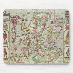 The Kingdome of Scotland, engraved by Jodocus Mouse Pad