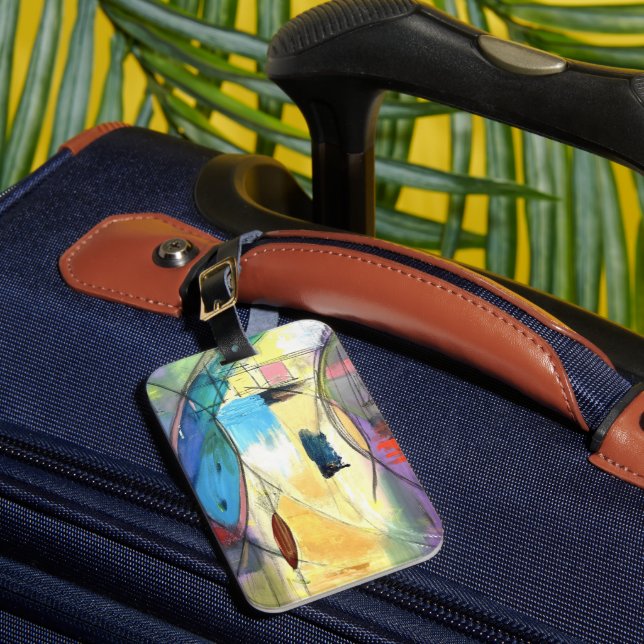 The Kingfisher Luggage Tag (Front Insitu 1)