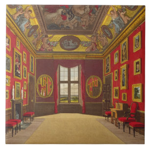 The King's Closet, Windsor Castle, from 'Royal Res Tile