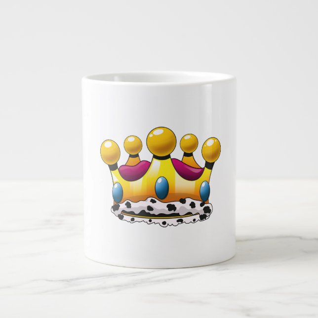 The King's Crown Large Coffee Mug (Front)