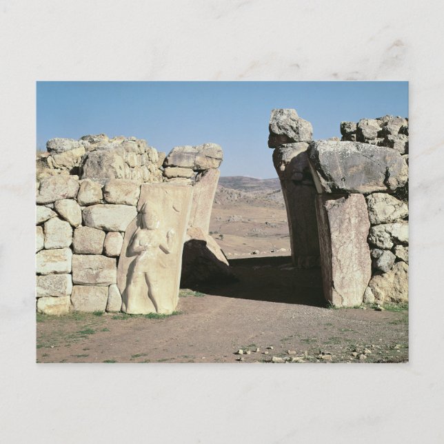 The King's Gate from the walls of Hattusas Postcard (Front)