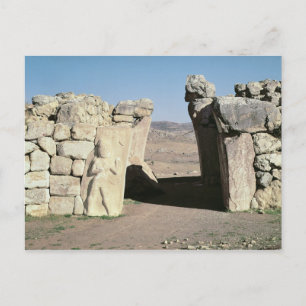 The King's Gate from the walls of Hattusas Postcard