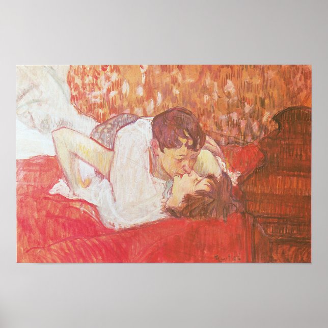 The Kiss, 1893 Poster (Front)